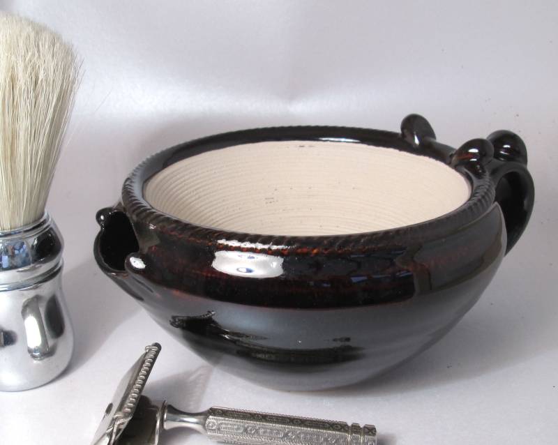 Rasierschale Suribachi Teak - Large #2 By Steve Woodhead von Etsy - stevewoodheadpottery