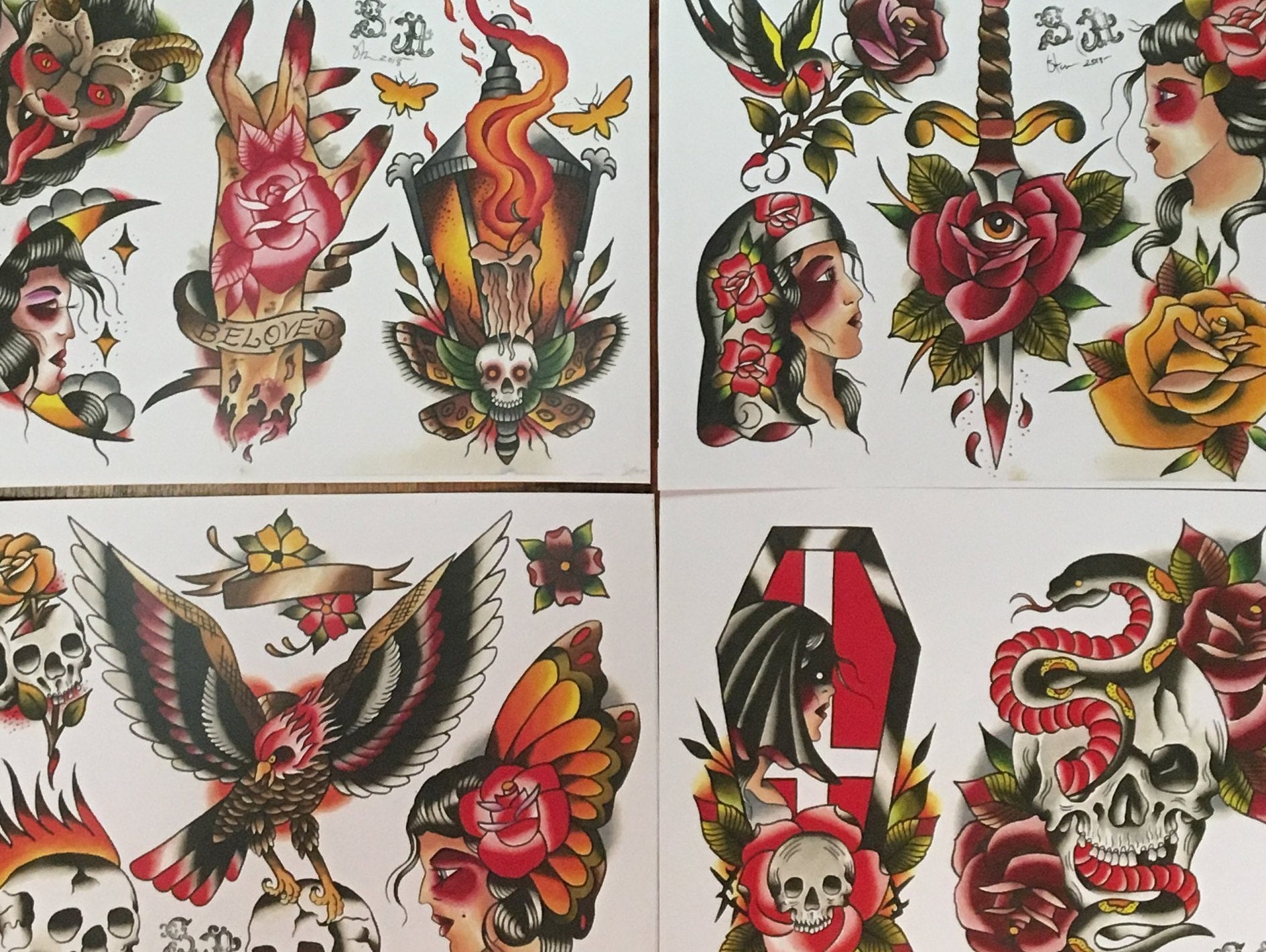 Tattoo Blitz Set 2018 von Etsy - stevil666