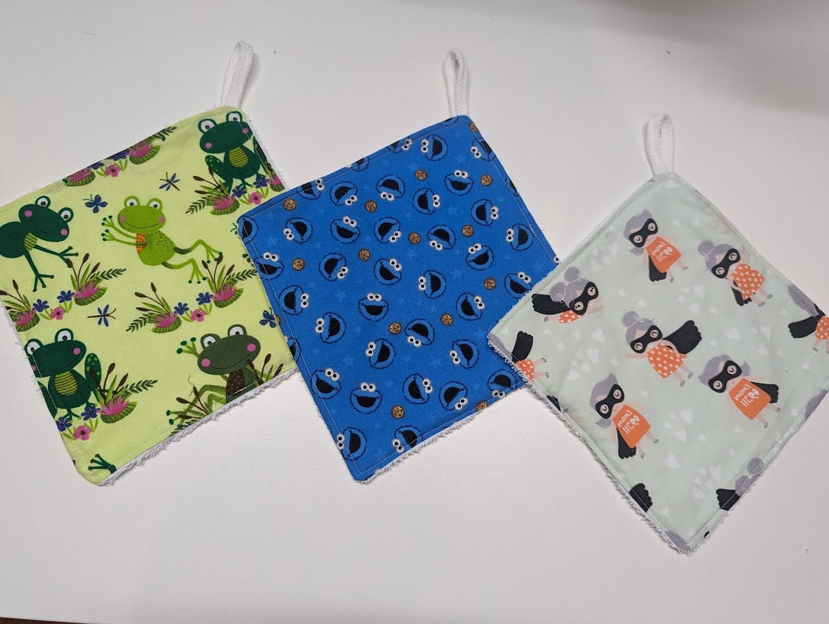 3Er Set Waschlappen Kinderwaschlappen Wischtuch Doppellagig Zero Waste Ca. 20 X cm 3Er Set Waschlappen Kinderwaschlappen Wischtuch Doppellagig Zero Waste Ca. 20 X cm von Etsy - stoeberbude