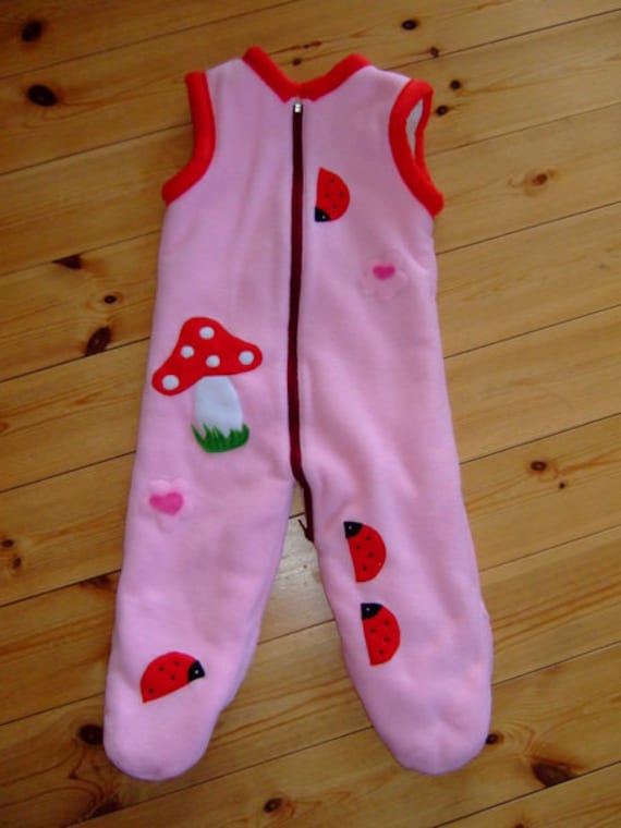 Schlafsack Mit Beinen "Pilz" Gr. 68-104 Schlafsack Mit Beinen "Pilz" Gr. 68-104 von Etsy - strickhuhndesign