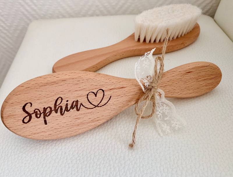 Babyhaarbürste Personalisiert Taufe Geburt Personalisierte Geschenke von Etsy - sweetBabyAtelier