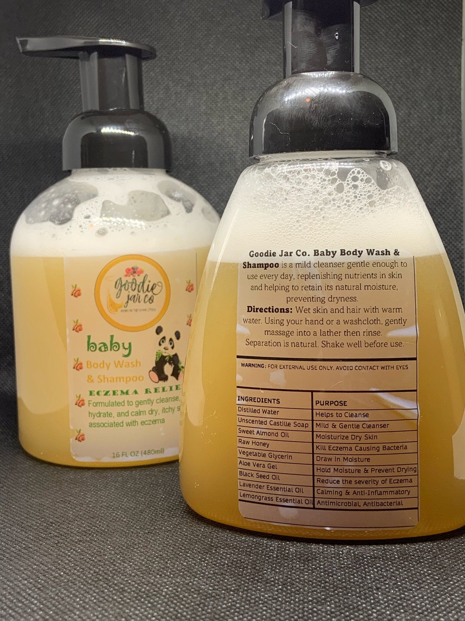 Ekzem Relief Baby Body Wash & Shampoo von Etsy - theGoodieJarCo