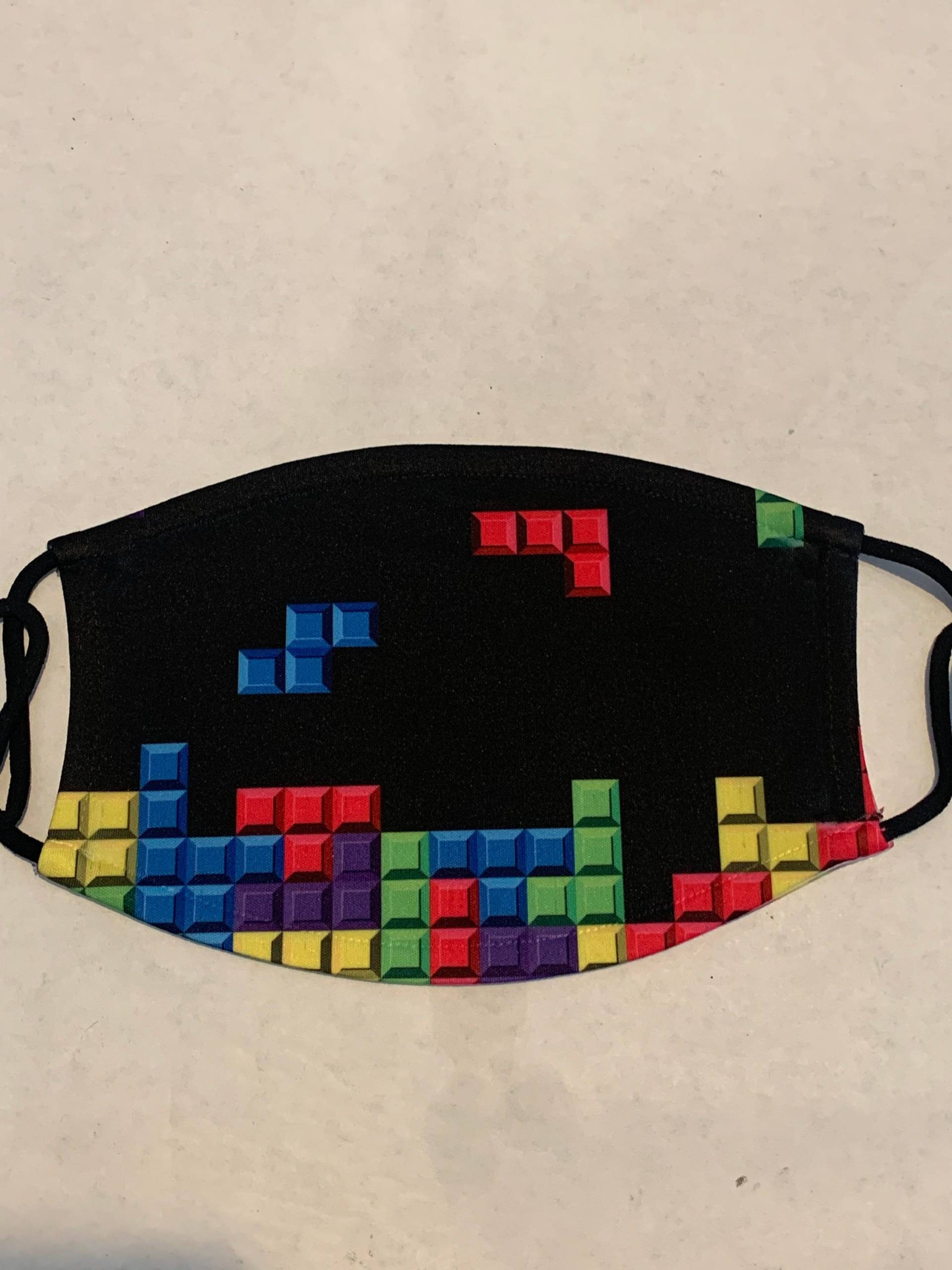 Tetris Vintage Game Gesichtsmaske Mit Filter Tetris Vintage Game Gesichtsmaske Mit Filter von Etsy - theGraphikShop