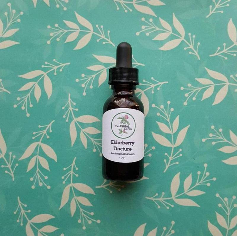 Holunderbeerentinktur Holunderbeerentinktur von Etsy - theHERBALCache