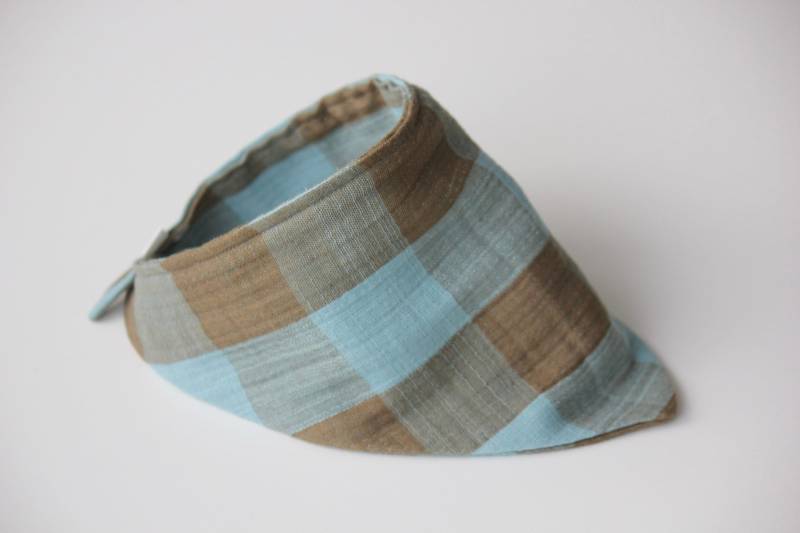 Baby Bib Musselin Tuch Brown Plaid Baby Bib Musselin Tuch Brown Plaid von Etsy - tjbibs