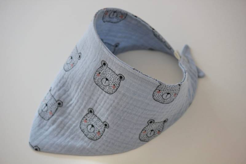 Mini Musselin Baby Tuch Mit Zwei Druckknöpfen Teddy Bärchen Blau, Lätzchen 2 Druckknöpfen Mini Musselin Baby Tuch Mit Zwei Druckknöpfen Teddy Bärchen Blau, Lätzchen 2 Druckknöpfen von Etsy - tjbibs