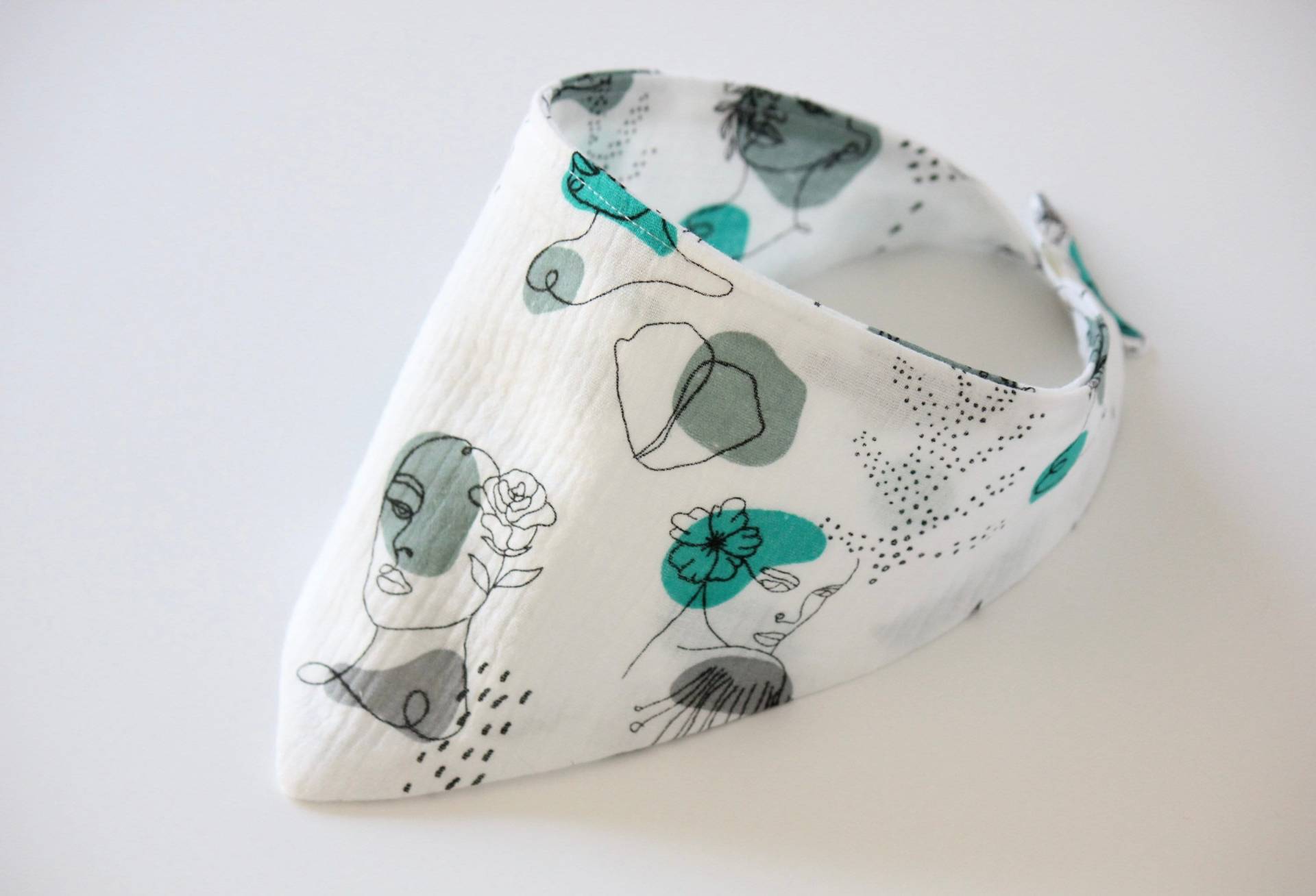 Musselin Tuch Baby Lätzchen Femme Grün Musselin Tuch Baby Lätzchen Femme Grün von Etsy - tjbibs