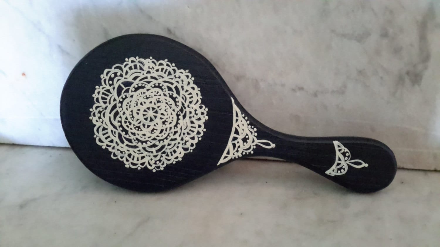 Lace Design Handbemalter Holz Handspiegel von Etsy - toniarcenciel