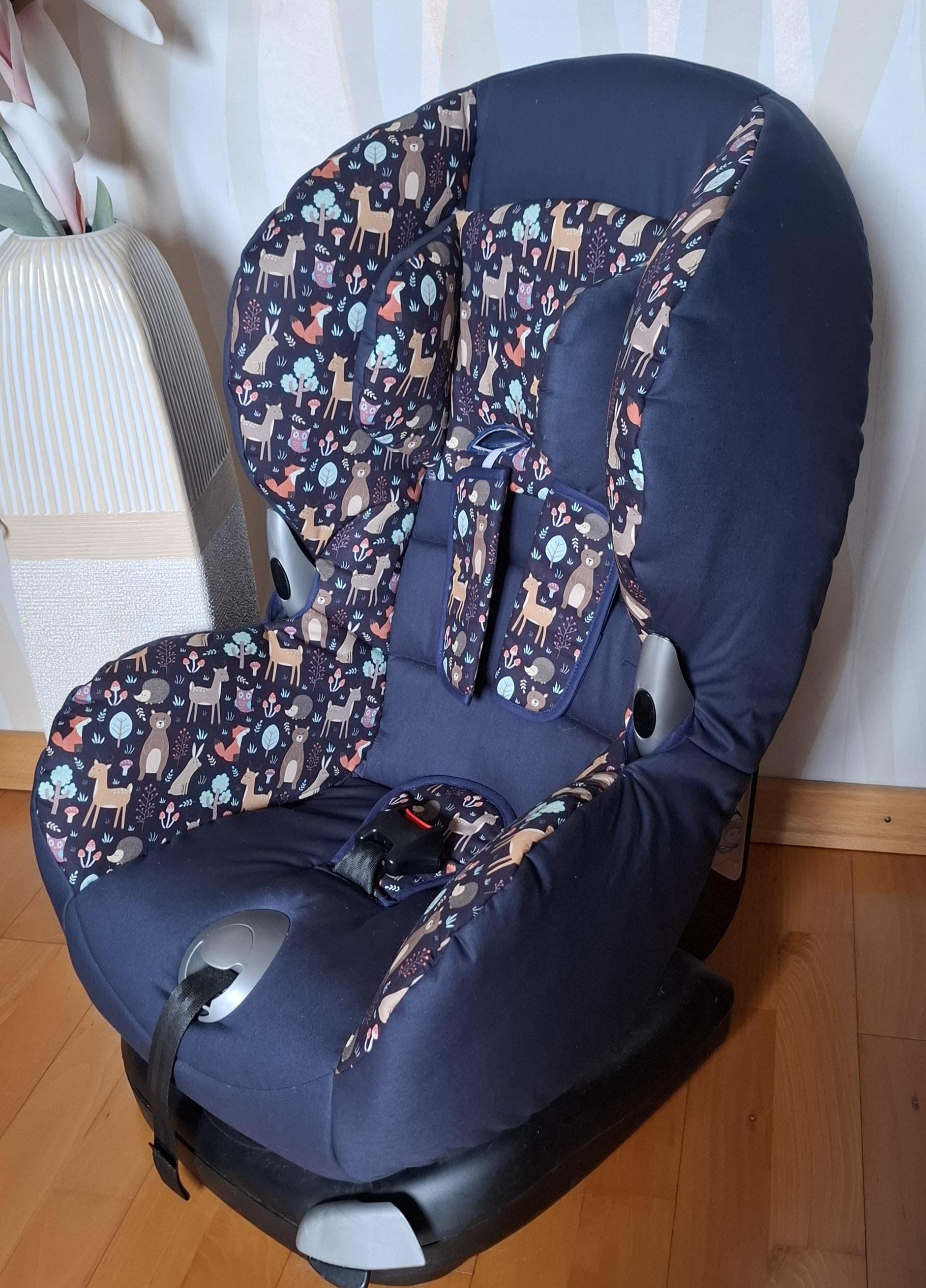 Ersatzbezug Für Priori Xp, Sps, King Plus, Ts Duo Quickfix Autositzbezug Kindersitzbezug 9-18Kg, Waldtiere, Baumwolle von Etsy - traumbezug