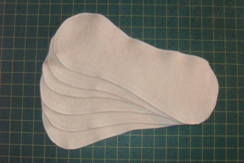 5 Bio Hanf Konturiert Vlies Doublers von Etsy - twinkletoesdiapers