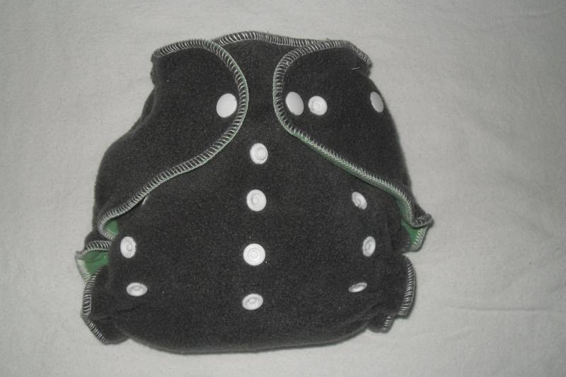 Anthrazitfarbenes Windelhöschen Aus Fleece von Etsy - twinkletoesdiapers