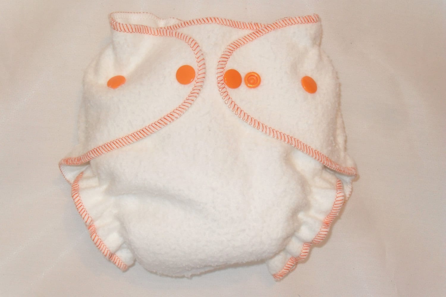 Ausgestattete Windel Bambus Zorb Mit Orange Druckknöpfen von Etsy - twinkletoesdiapers