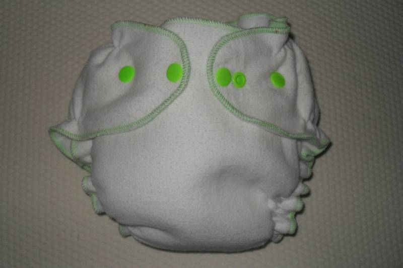 Bambus/Zorb Ausgestattet Windel Mit Hellgrünen Snaps Und Bekantung von Etsy - twinkletoesdiapers