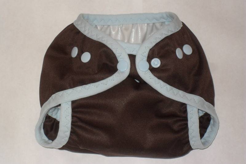 Braun Für Windel Mit Licht Blau Snaps von Etsy - twinkletoesdiapers