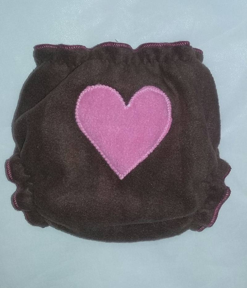 Braun Herz Hintern Vlies Windel Wickeln Braun Herz Hintern Vlies Windel Wickeln von Etsy - twinkletoesdiapers
