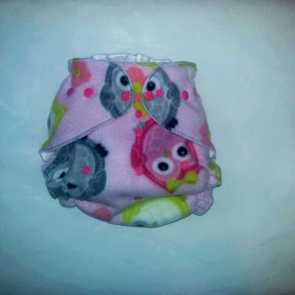 Eule Fleece Windel Wickeln von Etsy - twinkletoesdiapers