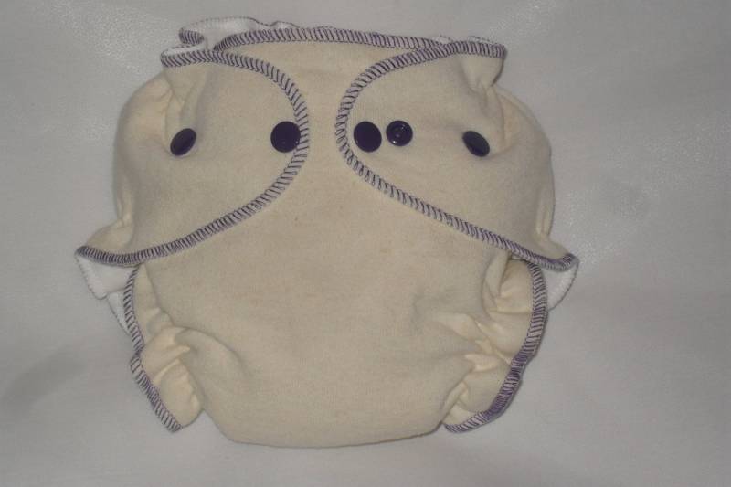 Hanf/Zorb Ausgestattet Windel Mit Lila Snaps von Etsy - twinkletoesdiapers