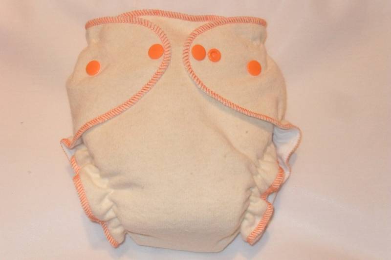 Hanf/Zorb Ausgestattet Windel Mit Orange Faden von Etsy - twinkletoesdiapers