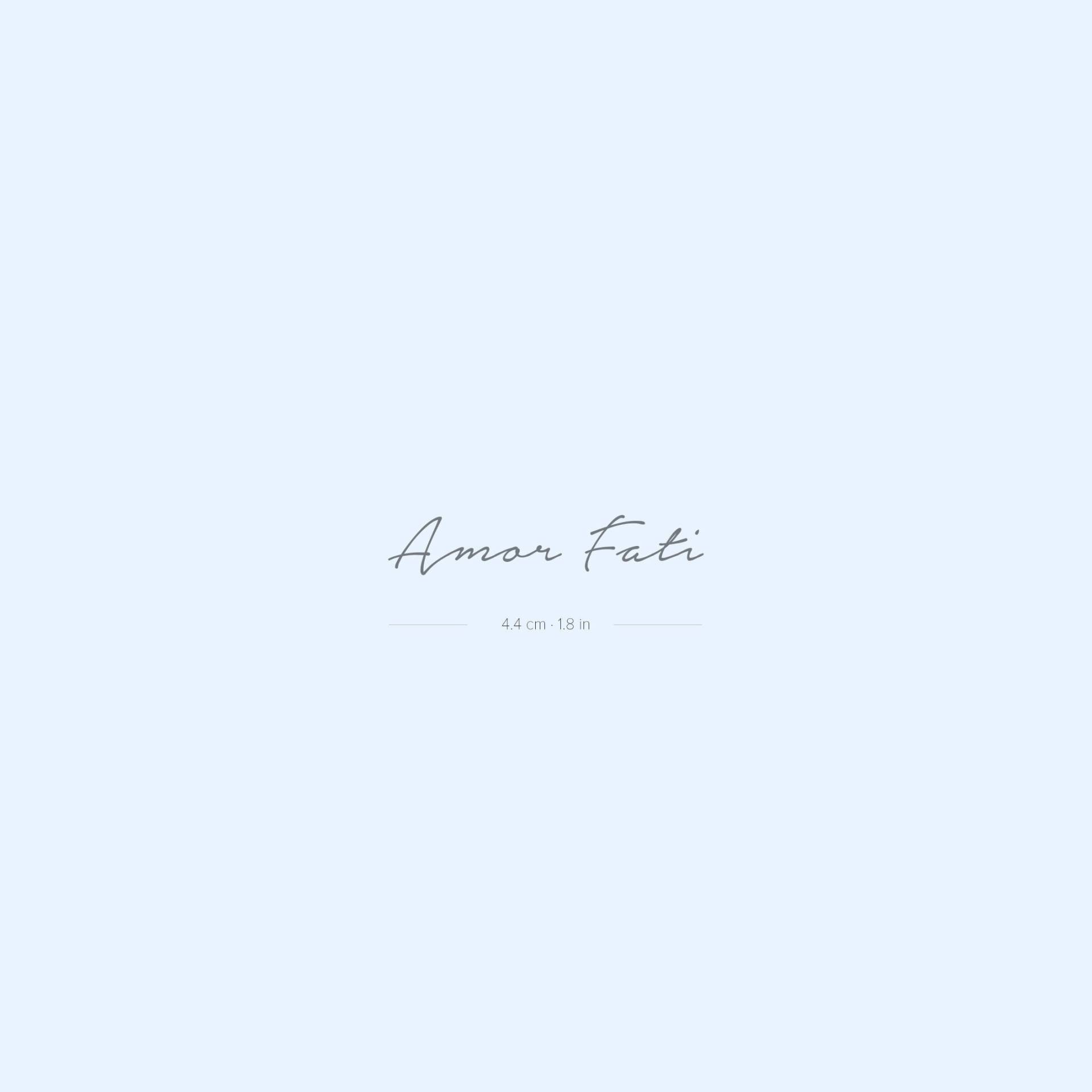 Amor Fati Semi-Permanent 2-Wochen Tattoo | 2Er Set Amor Fati Semi-Permanent 2-Wochen Tattoo | 2Er Set von Etsy - twoweektattoos