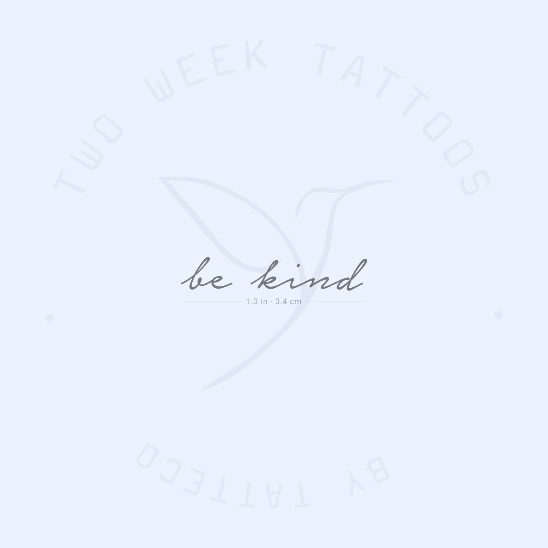 Be Kind Semi-Permanent 2-Wochen Tattoo | 2Er Set Be Kind Semi-Permanent 2-Wochen Tattoo | 2Er Set von Etsy - twoweektattoos