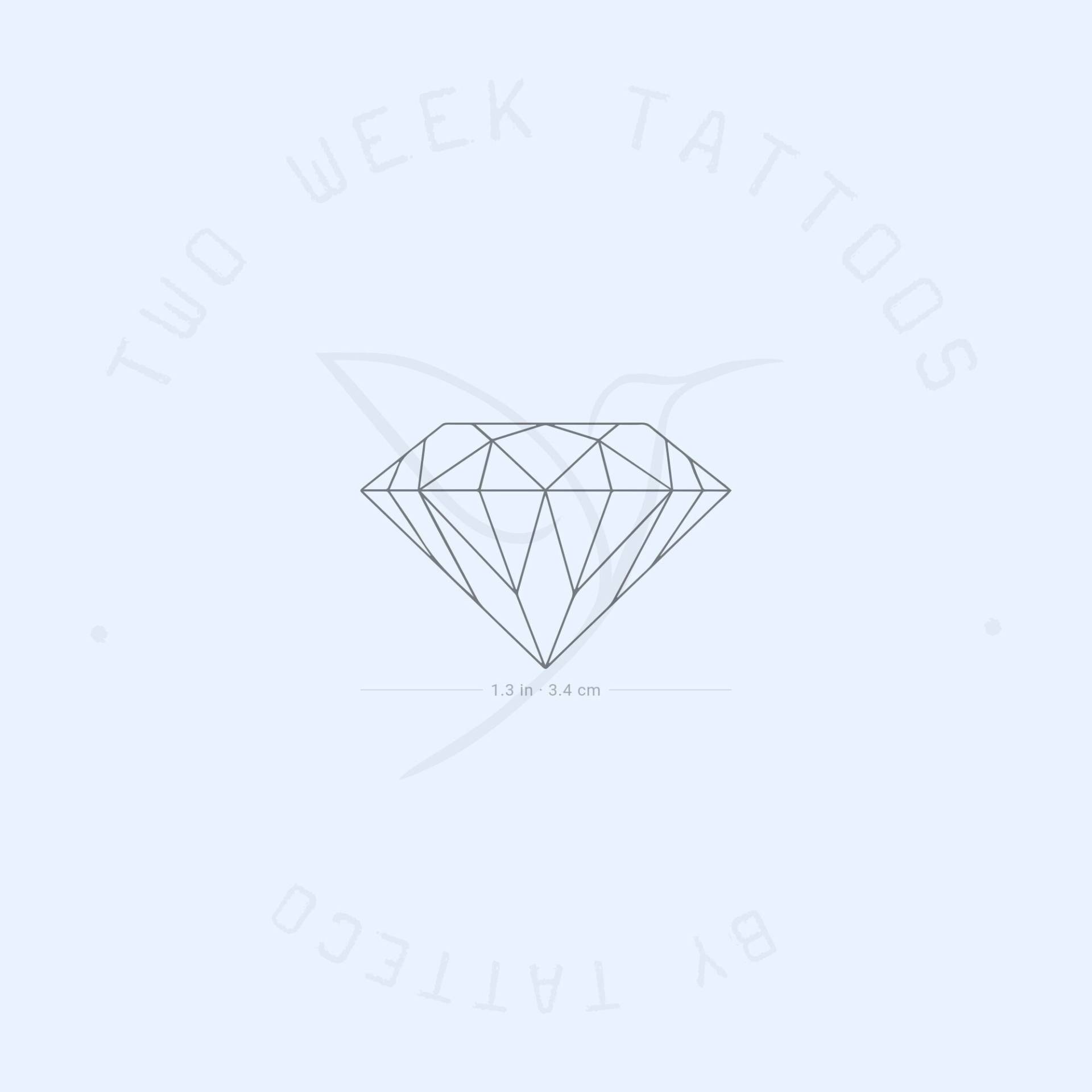 Diamant Semi-Permanent Tattoo | 2Er Set von Etsy - twoweektattoos