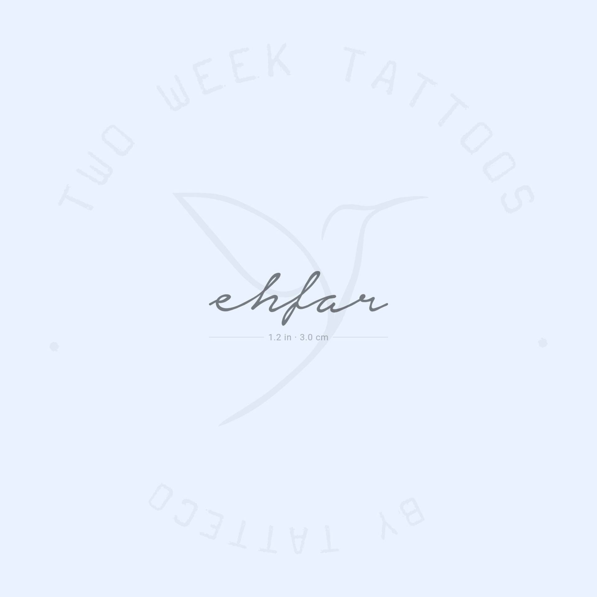 Ehfar Semi-Permanent Tattoo | 2Er Set von Etsy - twoweektattoos