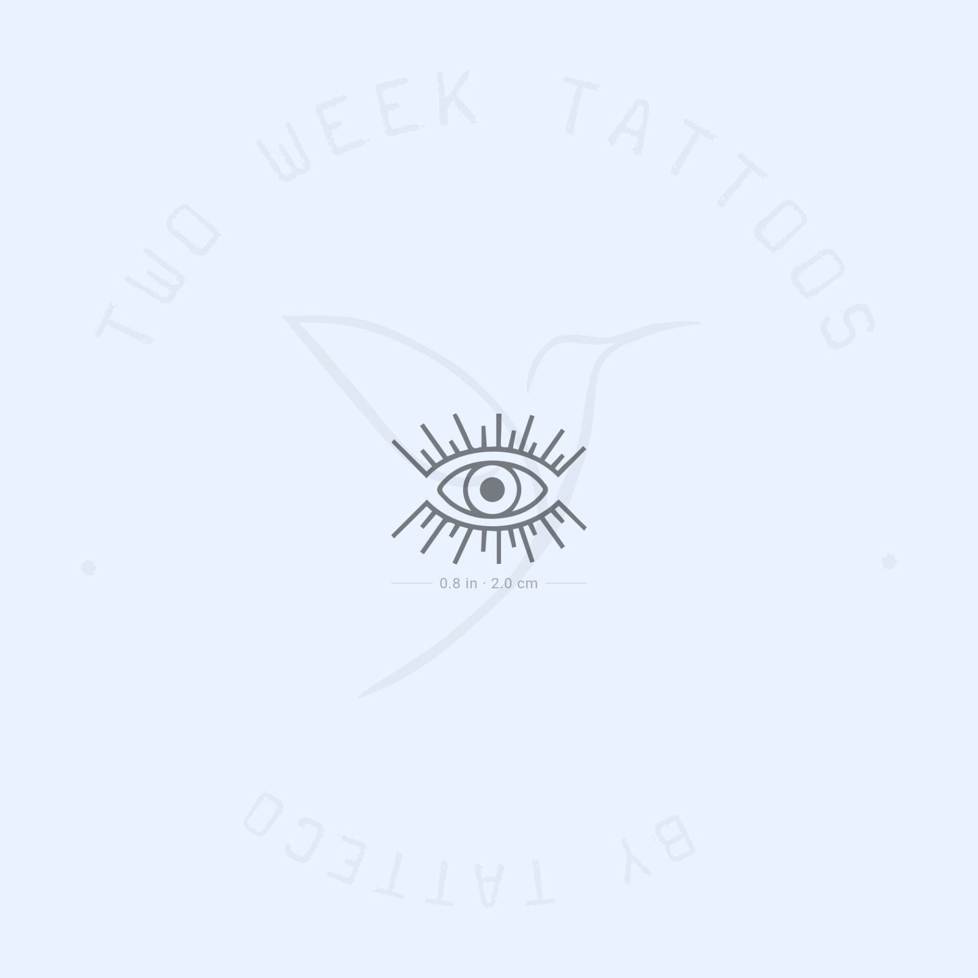 Evil Eye Semi-Permanent 2-Wochen Tattoo | 2Er Set Evil Eye Semi-Permanent 2-Wochen Tattoo | 2Er Set von Etsy - twoweektattoos
