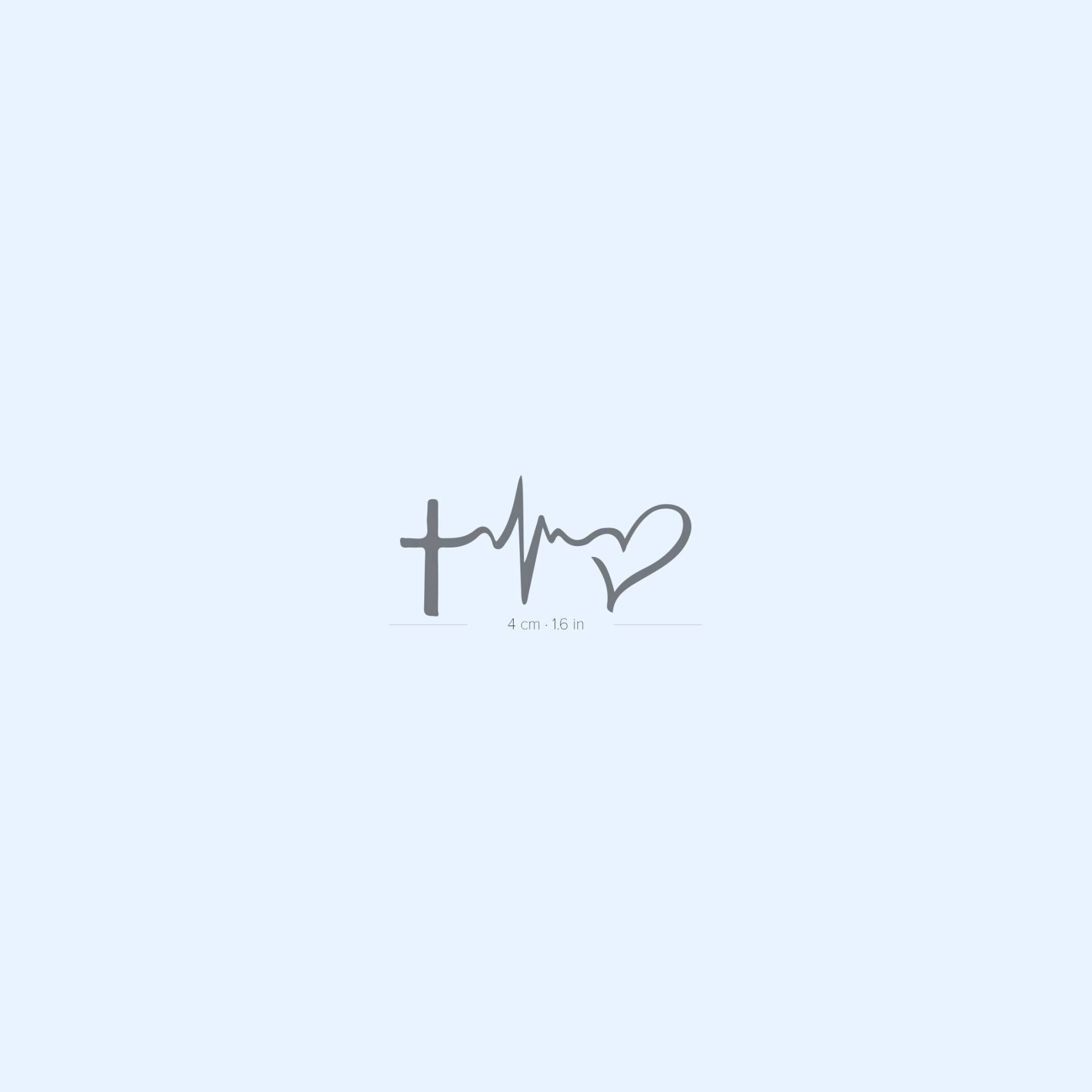 Faith Hope Love Semi-Permanent 2-Wochen Tattoo | 2Er Set von Etsy - twoweektattoos