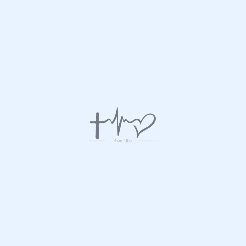 Faith Hope Love Semi-Permanent 2-Wochen Tattoo | 2Er Set von Etsy - twoweektattoos