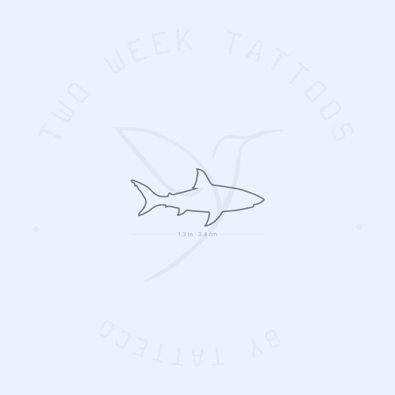 Hai Semi-Permanent 2-Wochen Tattoo | 2Er Set von Etsy - twoweektattoos