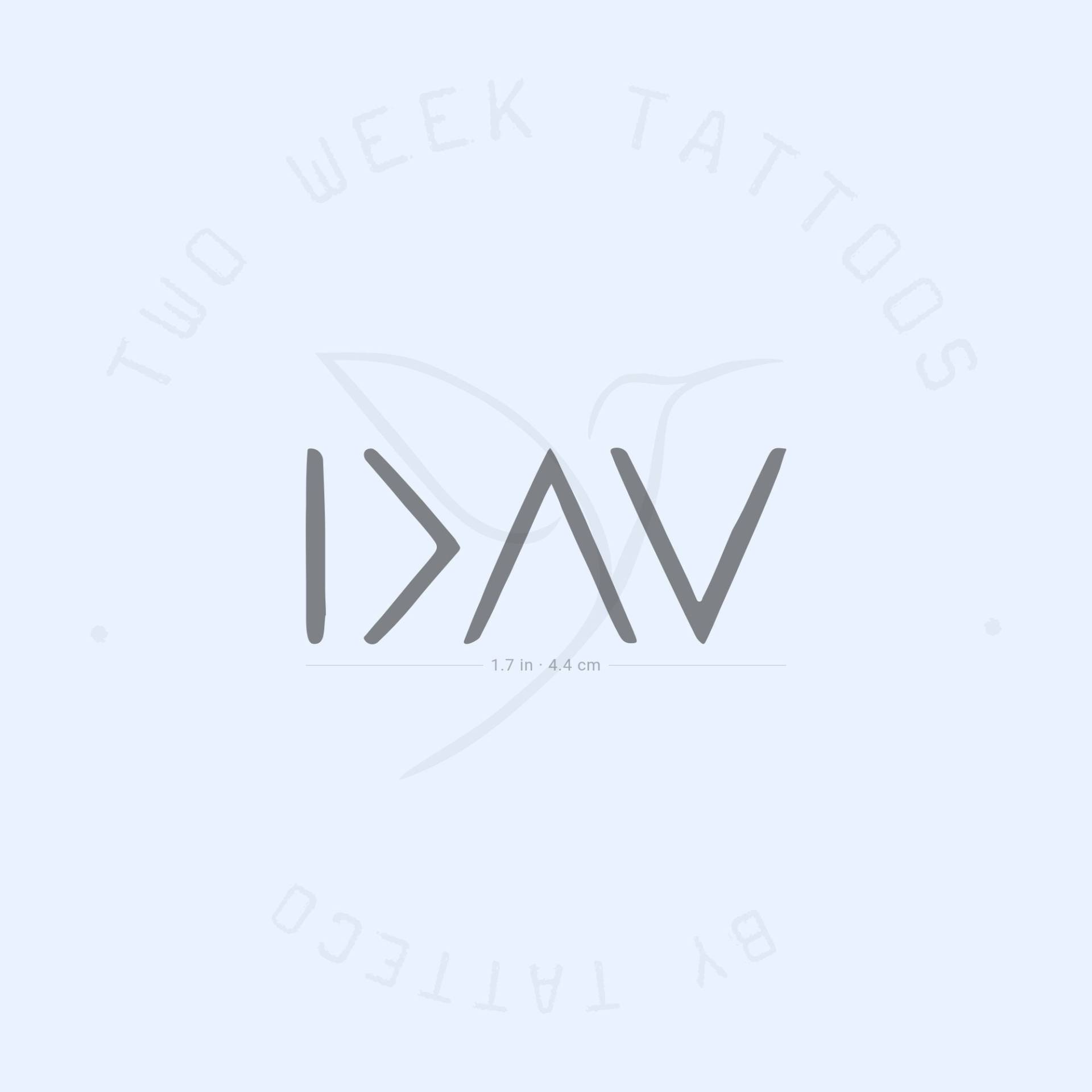 Ich Bin Größer Als Meine Höhen Und Tiefen Symbol Semi-Permanent Tattoo | 2Er Set Ich Bin Größer Als Meine Höhen Und Tiefen Symbol Semi-Permanent Tattoo | 2Er Set von Etsy - twoweektattoos
