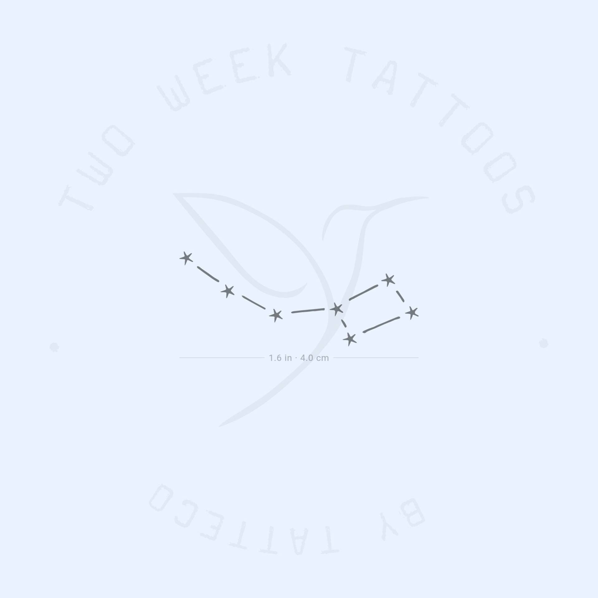 Kleiner Wasserlöffel Semi-Permanent Tattoo | 2Er Set von Etsy - twoweektattoos