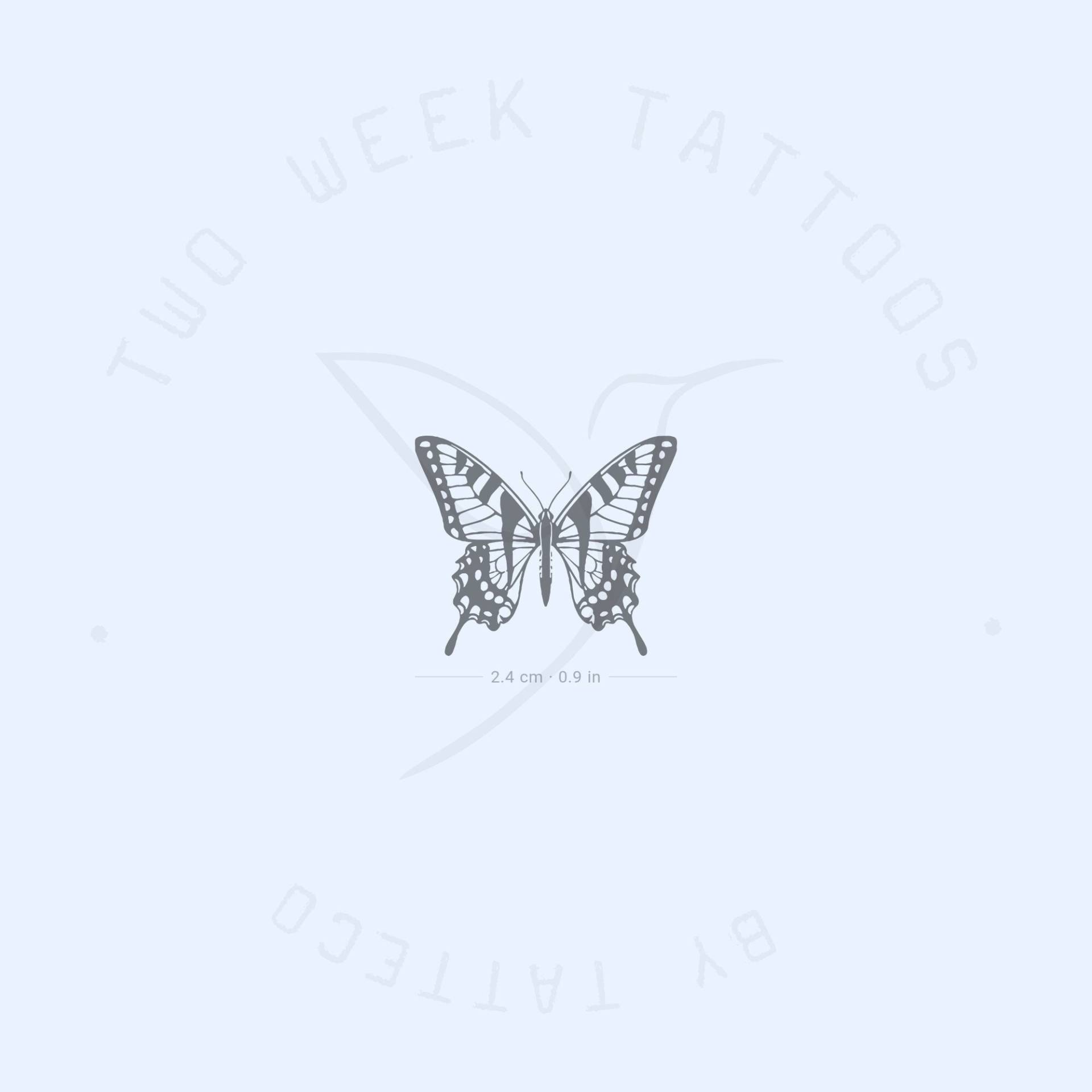 Monarchfalter Semi-Permanent Tattoo | 2Er Set Monarchfalter Semi-Permanent Tattoo | 2Er Set von Etsy - twoweektattoos