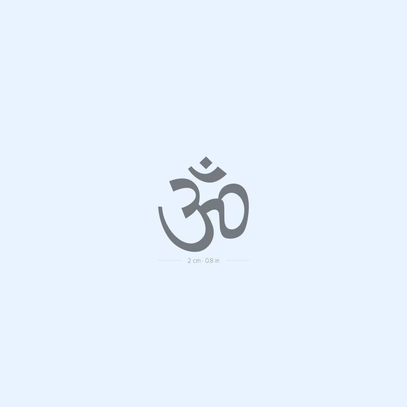 Om Semi-Permanent 2-Wochen Tattoo | 2Er Set von Etsy - twoweektattoos