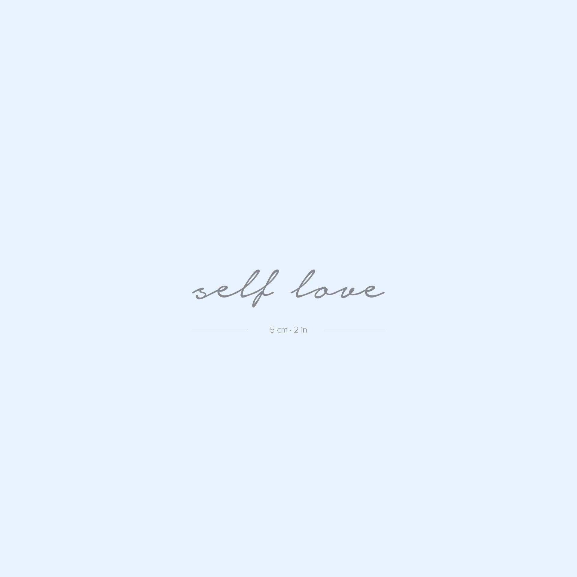Self Love Semi-Permanent 2-Wochen Tattoo | 2Er Set Self Love Semi-Permanent 2-Wochen Tattoo | 2Er Set von Etsy - twoweektattoos