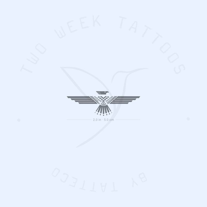Thunderbird Semi-Permanent Tattoo | 2Er Set von Etsy - twoweektattoos