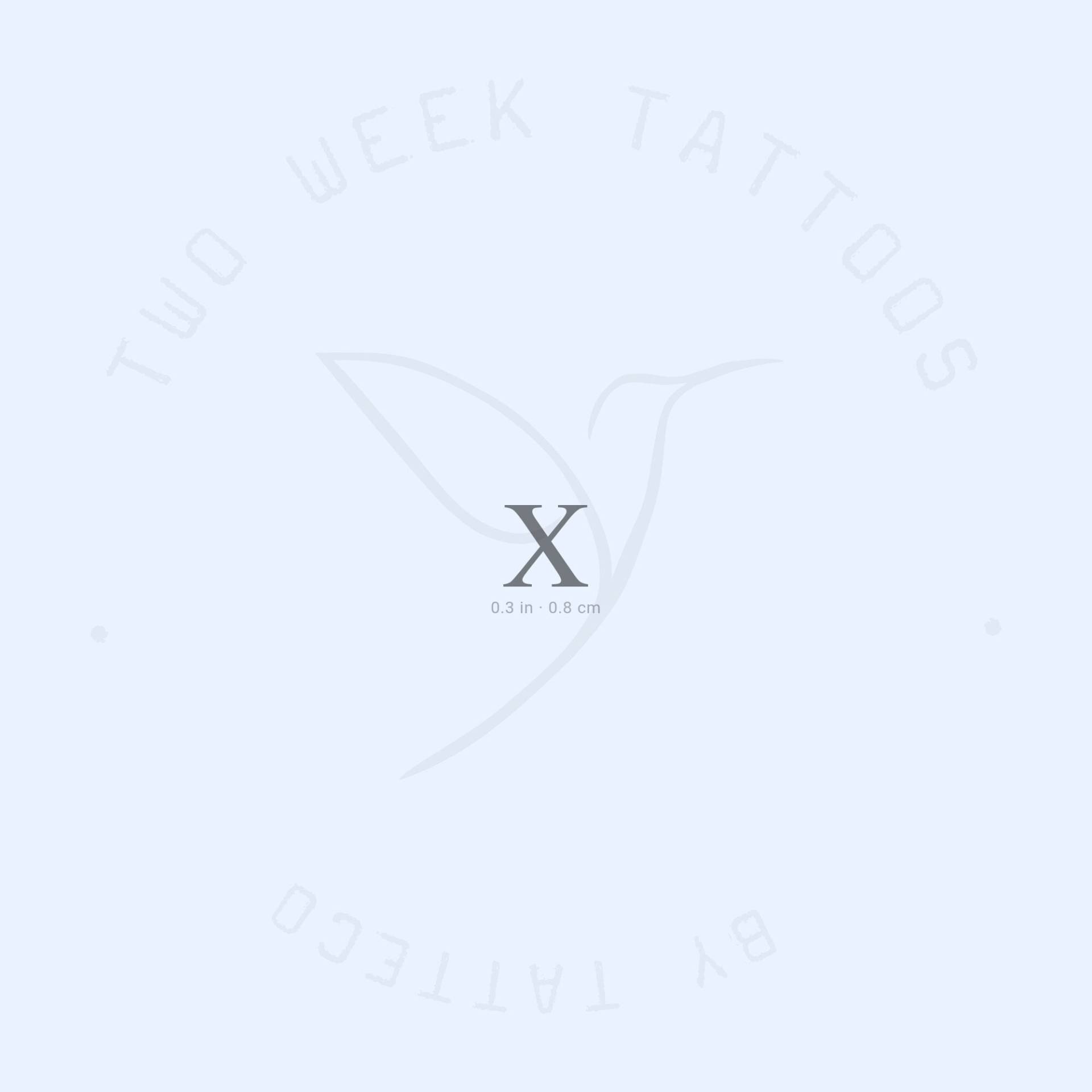 x Serif Semi-Permanent Tattoo | 2Er Set von Etsy - twoweektattoos