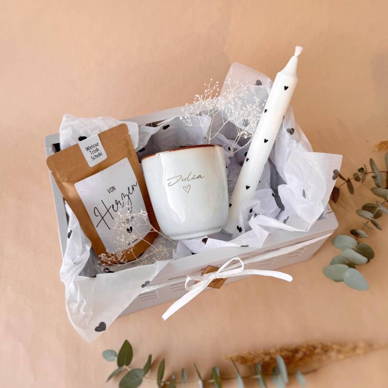 Personalisiertes Geschenkset in Grauer Box - Liebevoll Gestaltet & Individuell Personalisiert Personalisiertes Geschenkset in Grauer Box - Liebevoll Gestaltet & Individuell Personalisiert von Etsy - undGlueck