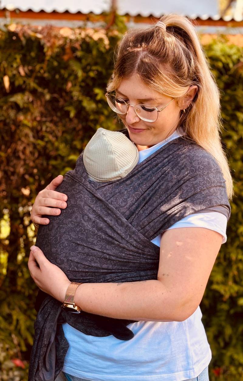 Tragetuch Wickeltuch Neugeborene 5M X 70 cm Mint von Etsy - verubinrot