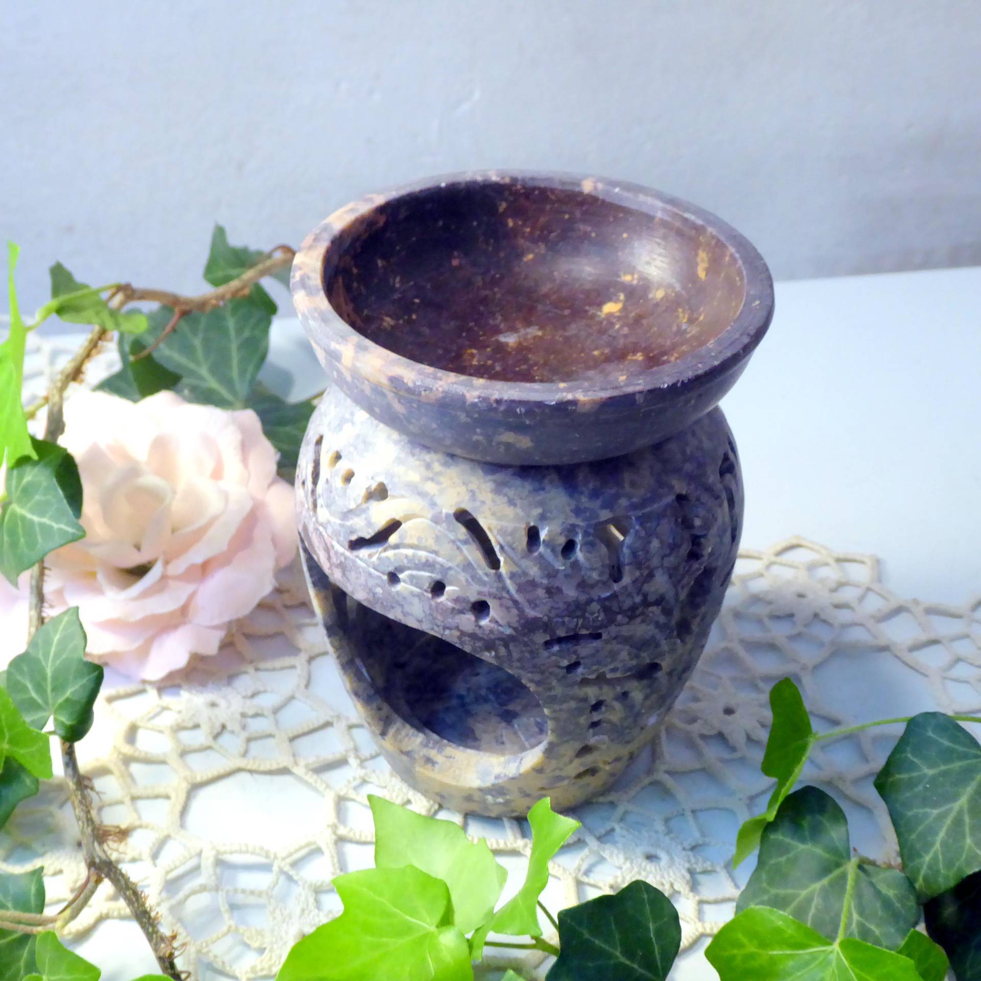 Duftlampe Soapstone Stövchen Handarbeit Oriental von Etsy - vintagehappimillAT
