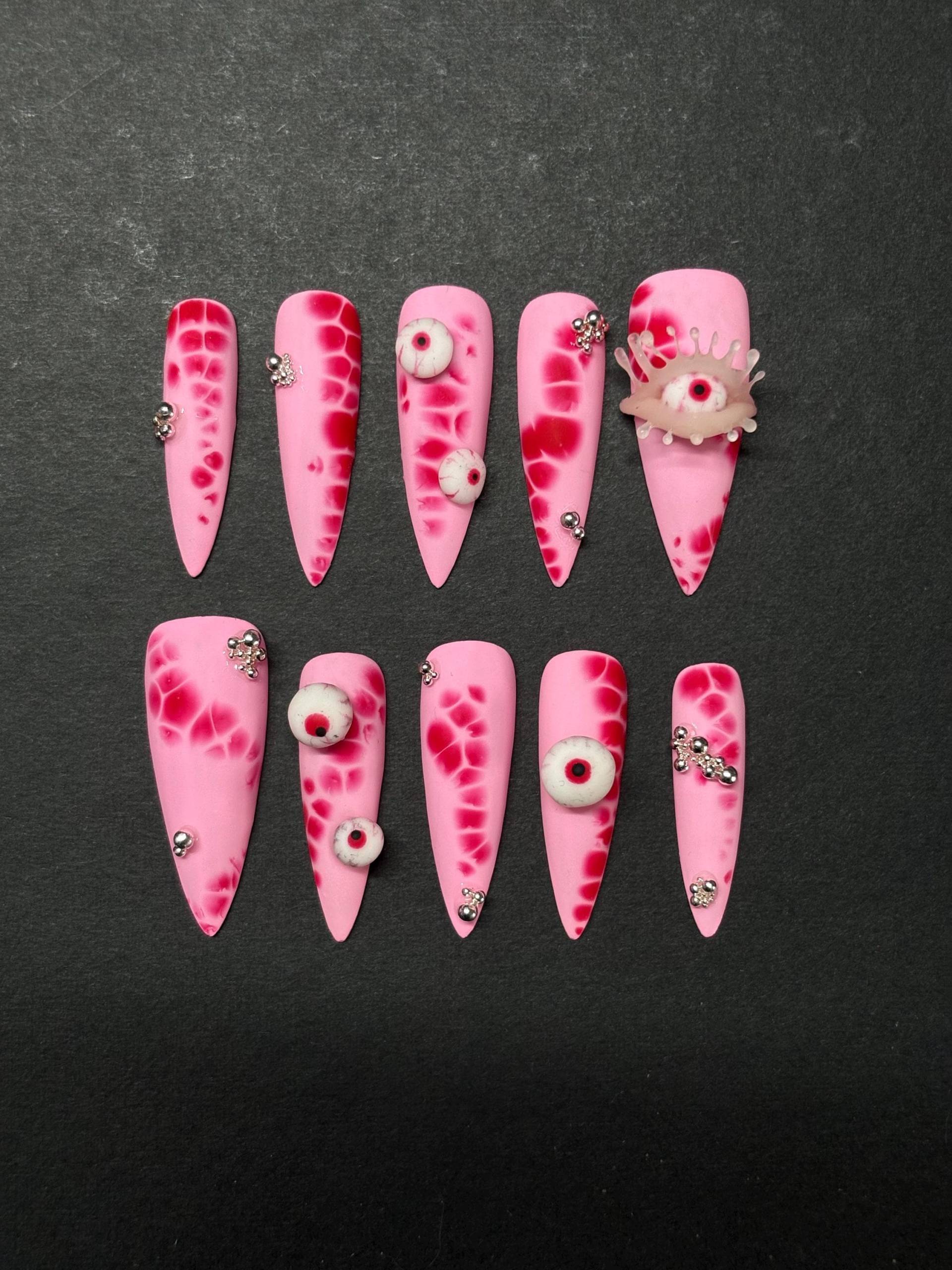 Handgemachte Halloween Nägel Handgemachte Halloween Nägel von Etsy - wedothingsch