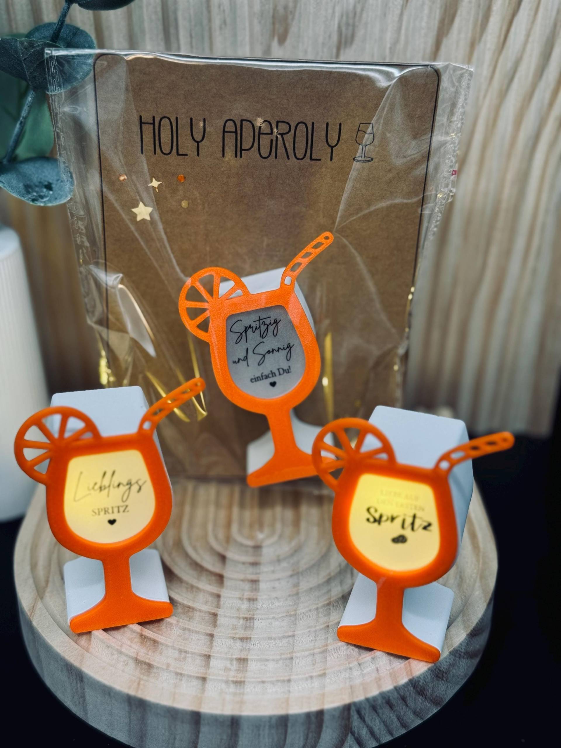 Kleine Leucht-Aperolgläser | Aperol Spritz Lichtergeschenk Kleine Leucht-Aperolgläser | Aperol Spritz Lichtergeschenk von Etsy - werkstark