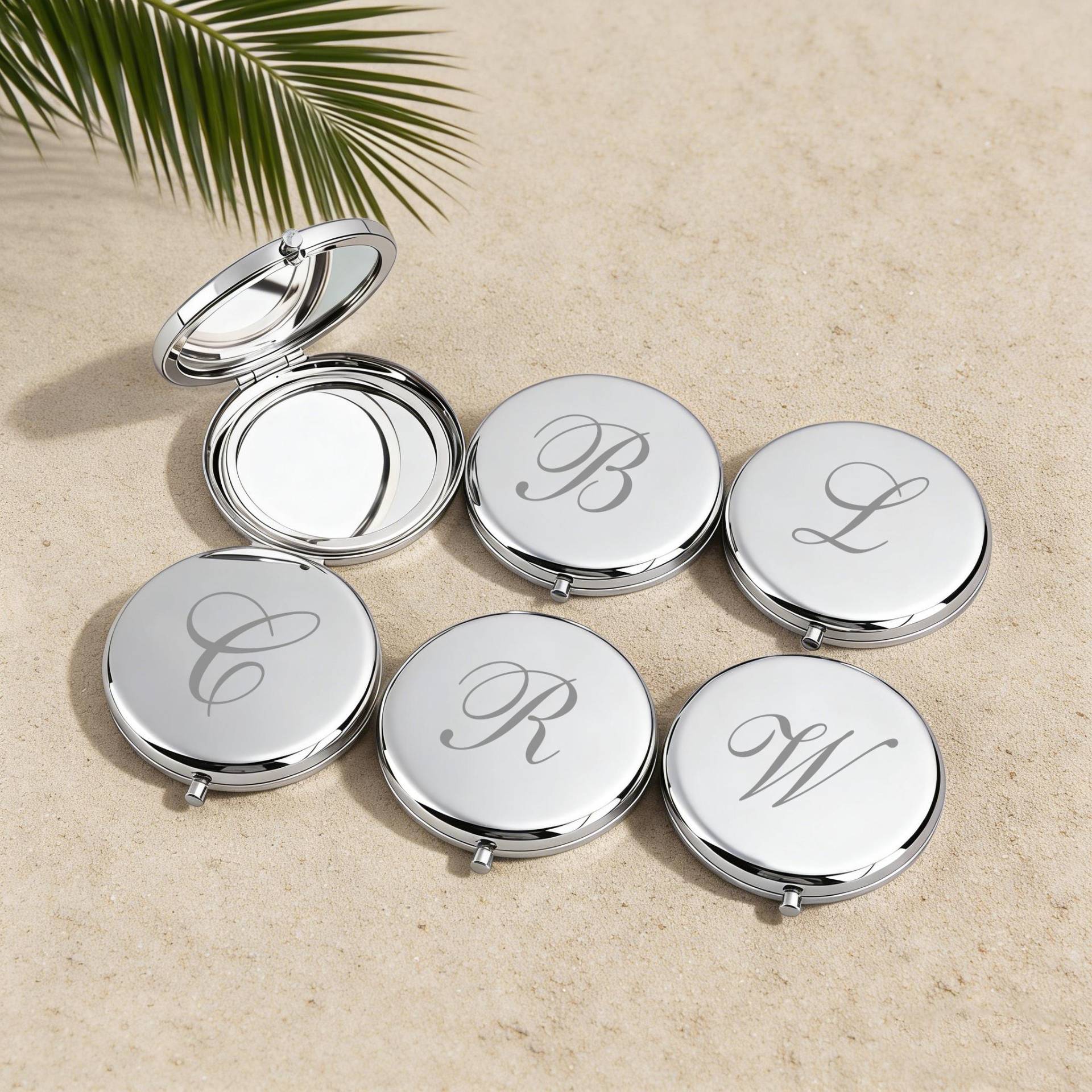 Personalisierter Name Taschenspiegel, Taschenspiegel Mit Gravur, Brautjungfer Vorschlag Geschenke, Hochzeitsgastgeschenke von Etsy - whstudio04