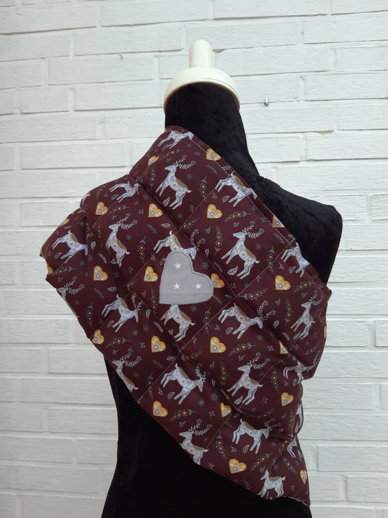 Großes Xxl Wärmekissen-Handgefertigt-Mit Bindebändern-Mit Raps Gefüllt-Auch Zur Kältetherapie Geeignet-Geschenkidee-Von Wieeseuchgefellt von Etsy - wieeseuchgefellt