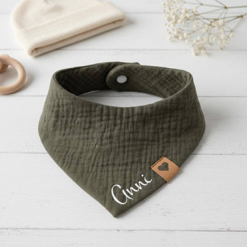 Geschenk Zur Geburt/Musselin Halstuch Sabbertuch Spucktuch Babyhalstuch Baby /Sabberlätzchen Personalisiert Mit Namen von Etsy - wirbelwindkids