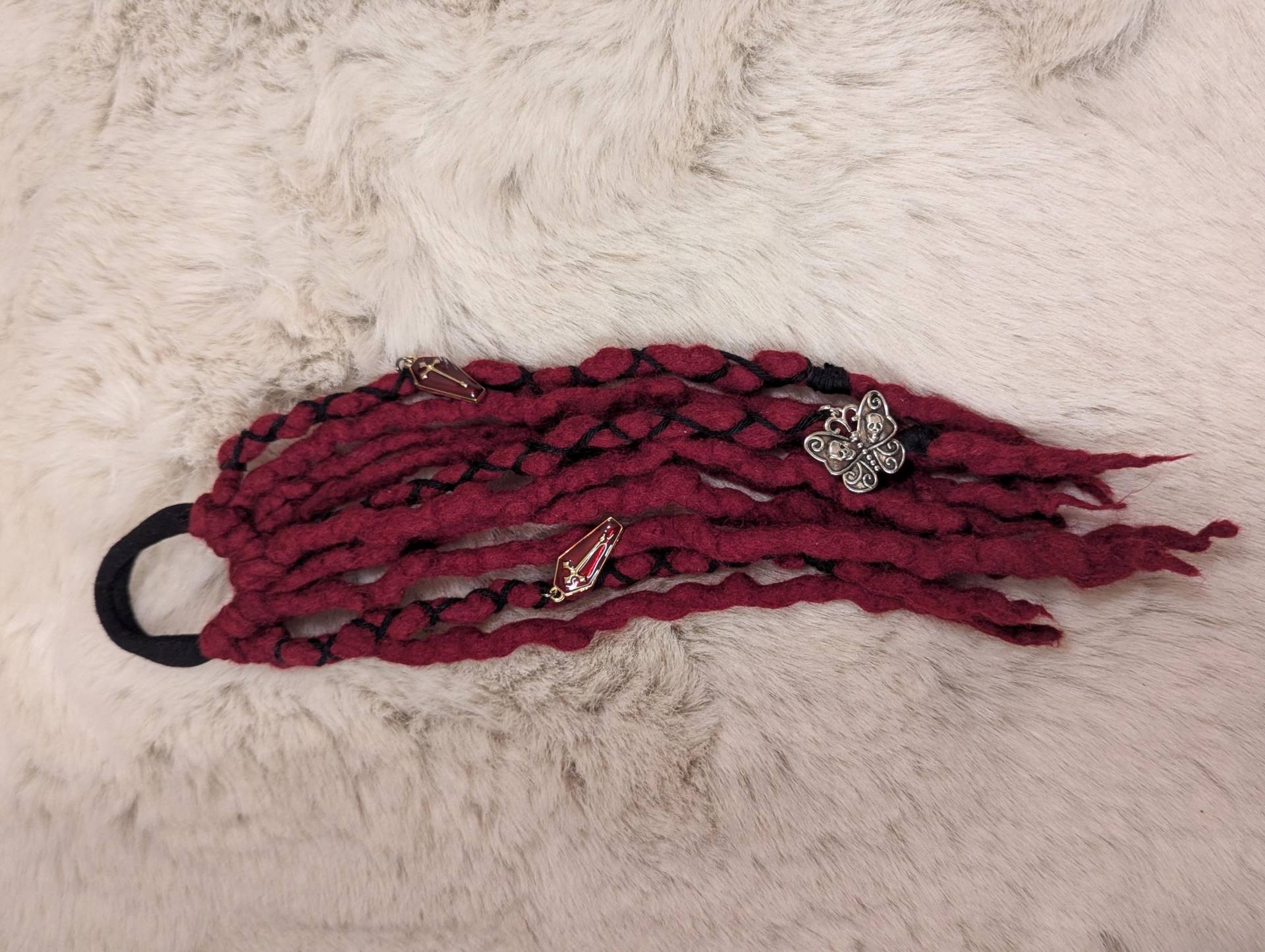 Wolldread Zopfgummi Wolldread Zopfgummi von Etsy - woolwitcherybyjen