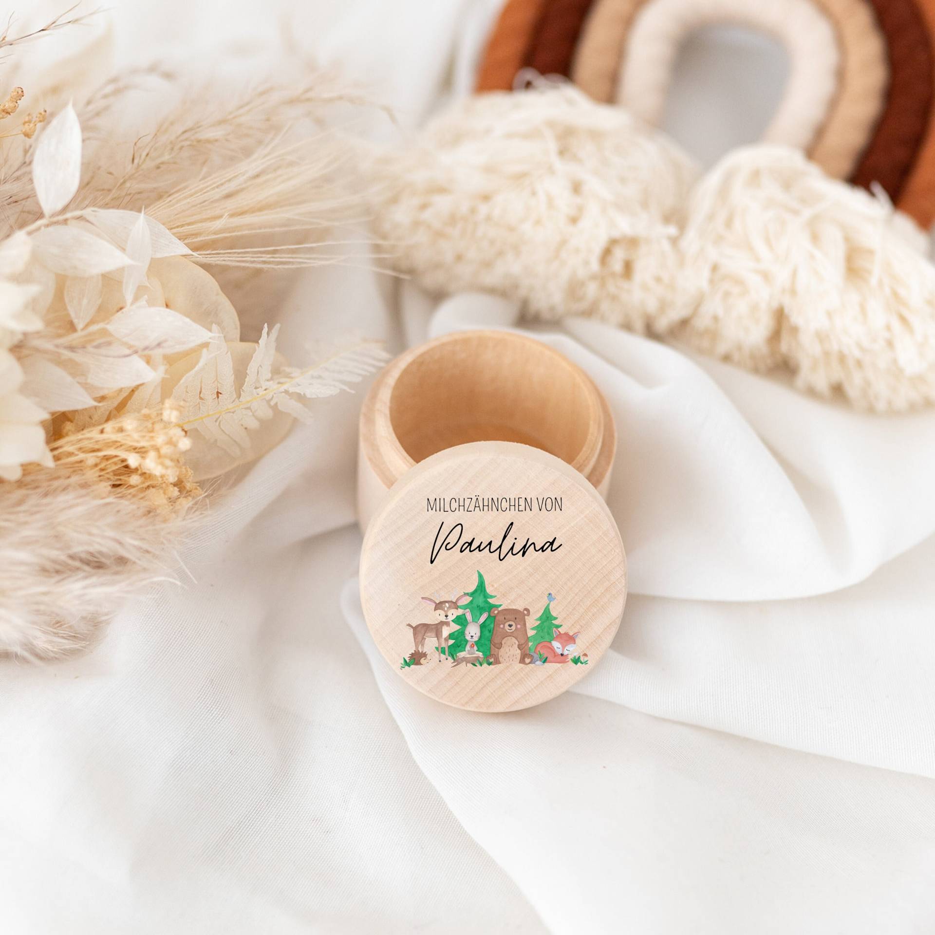 Zahndose Waldtiere, Milchzahndose, Milchzahndose Junge, Personalisiert, Babygeschenke, Mädchen, Zahnfee Zahndose Waldtiere, Milchzahndose, Milchzahndose Junge, Personalisiert, Babygeschenke, Mädchen, Zahnfee von Etsy - wunderwunsch
