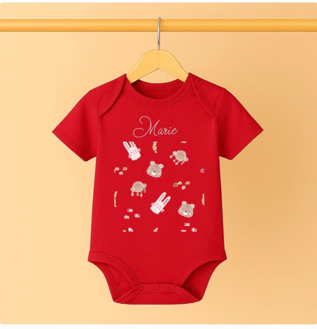 Little One" - Personalisierter Baby-Body Mit Spruch 100% Bio-Baumwolle von Etsy - wwwlittleroarde