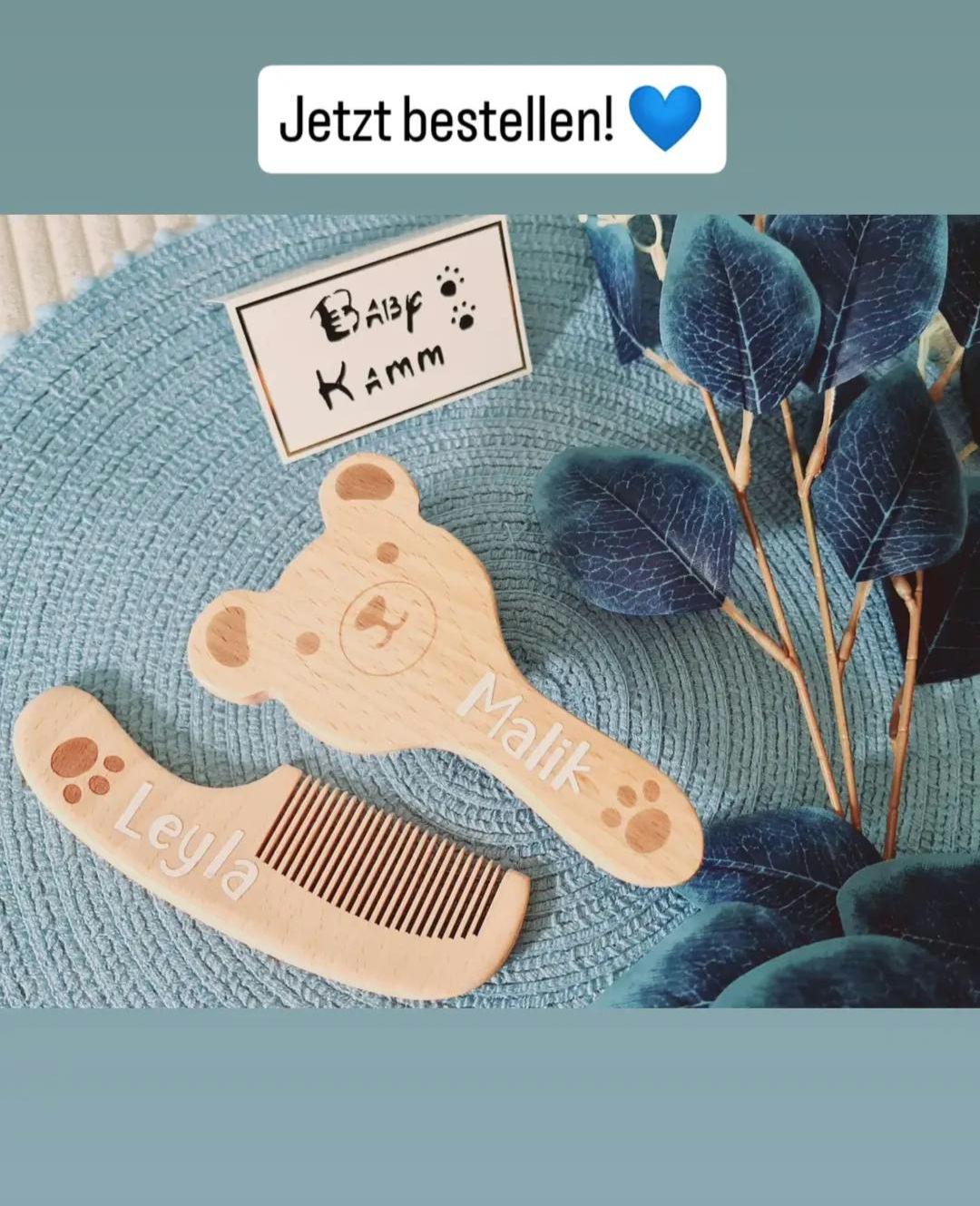 Baby Kamm Neugeborenen New Born Personalisiert 2Er Set von Etsy - xMutterschmuckx