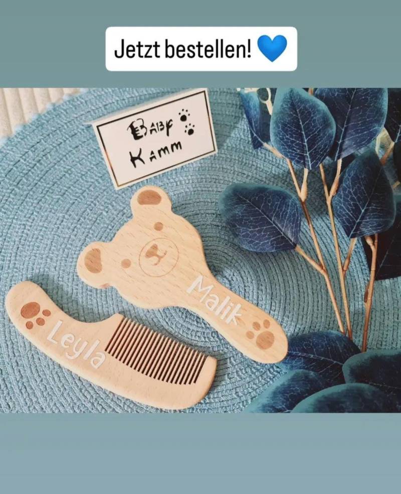 Baby Kamm Neugeborenen New Born Personalisiert 2Er Set von Etsy - xMutterschmuckx